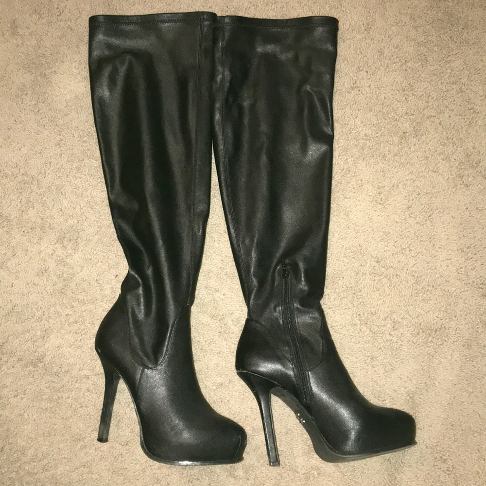 Platform Knee High Boot